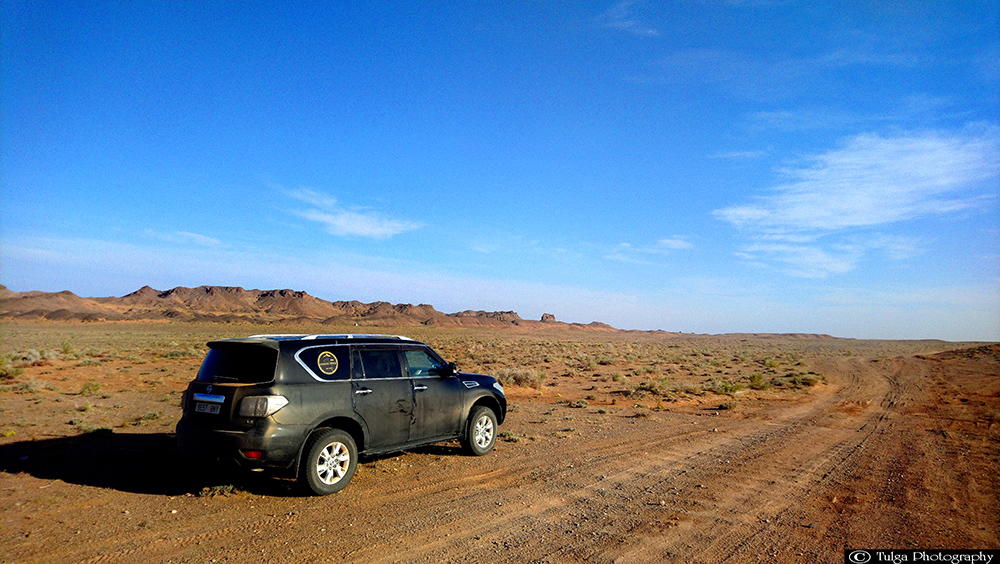 Vehicle in Gobi